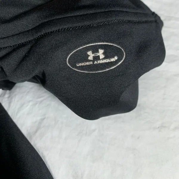 Under Armour Womens Black ColdGear Mockneck Long Sleeve Thermal Top Medium - Image 5