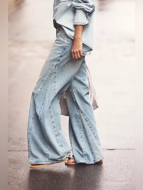 Free people Eden High Slouchy Flare Jeans - Image 4