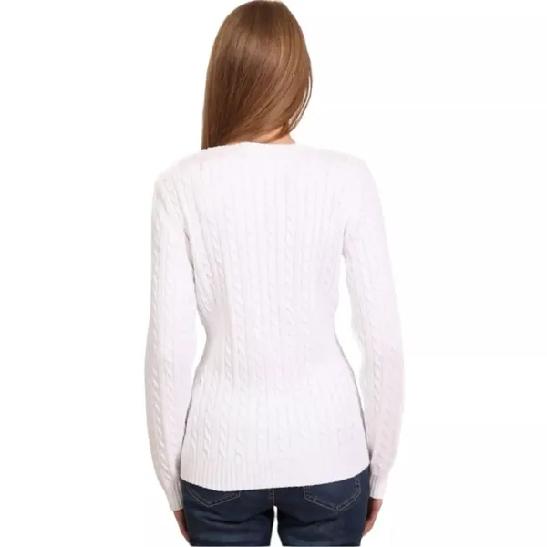 Ralph Lauren V-Neck Cable Knit Navy Edge Preppy Tennis Sweater Size XL - Image 2