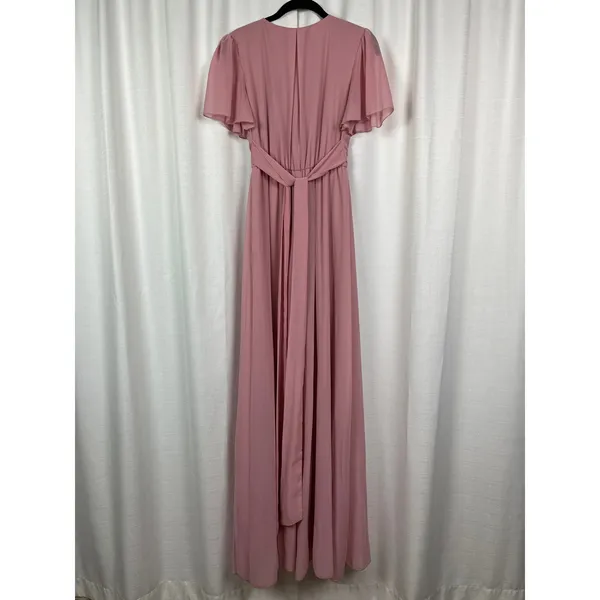 Jessakae Dusty Pink Eloise Chiffon Maxi Dress Sz.S - Image 7