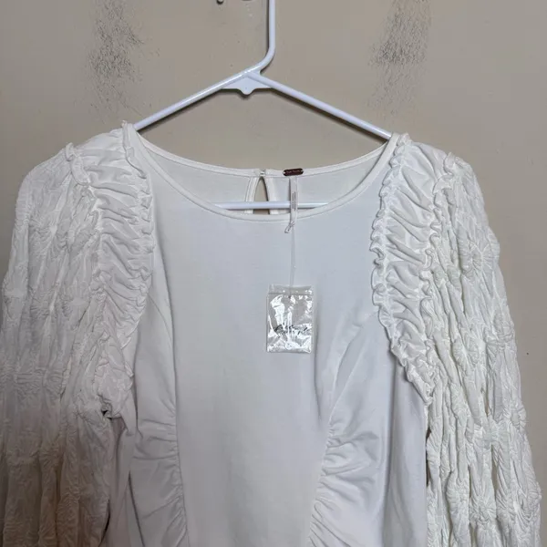 Free People Olivia Contrast Stitch Knit Top - Image 6