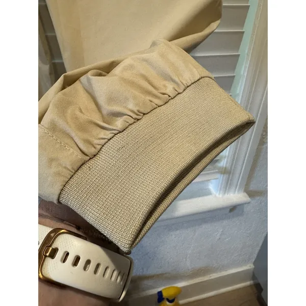 Inaka Women's Performance Nylon Spandex Sweats Baggy Joggers NWT‎ Size L Ivory - Image 10