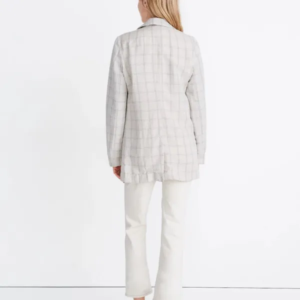 NWT Madewell Dorset Blazer in Windowpane - Image 4