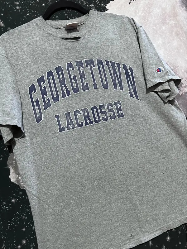 Georgetown Lacrosse Athletic Sports Team Shirt - Image 3