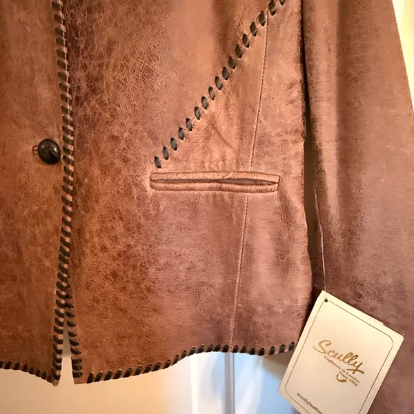 Scully leather Jacket Brown Size L - Image 4