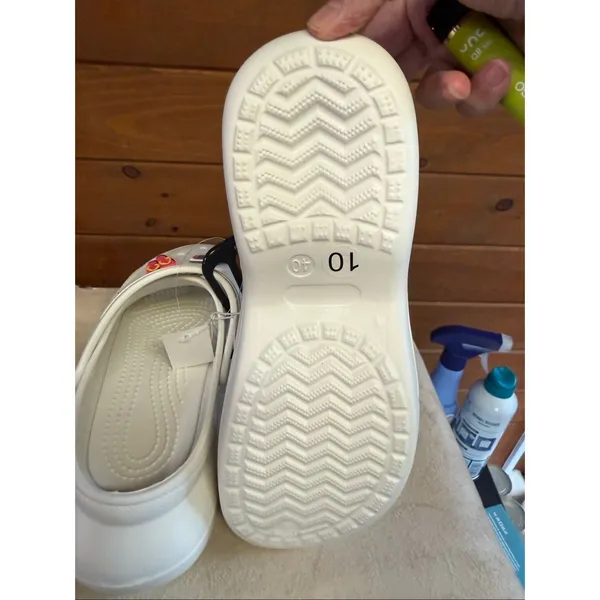No Brand Womans Clogs/Slides white Sz 10 NWOT - Image 4