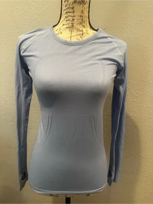 Lululemon Run: Swiftly Tech Long Sleeve Lavender Dusk size 4 new without tags 🍋 - Image 6