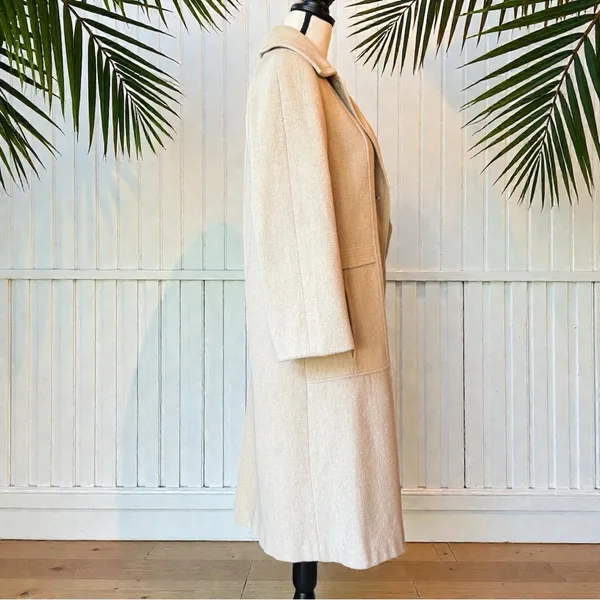 Vintage Beau Brumm Wool Coat – Size Small (Tagged 10) – Made in USA - Image 4