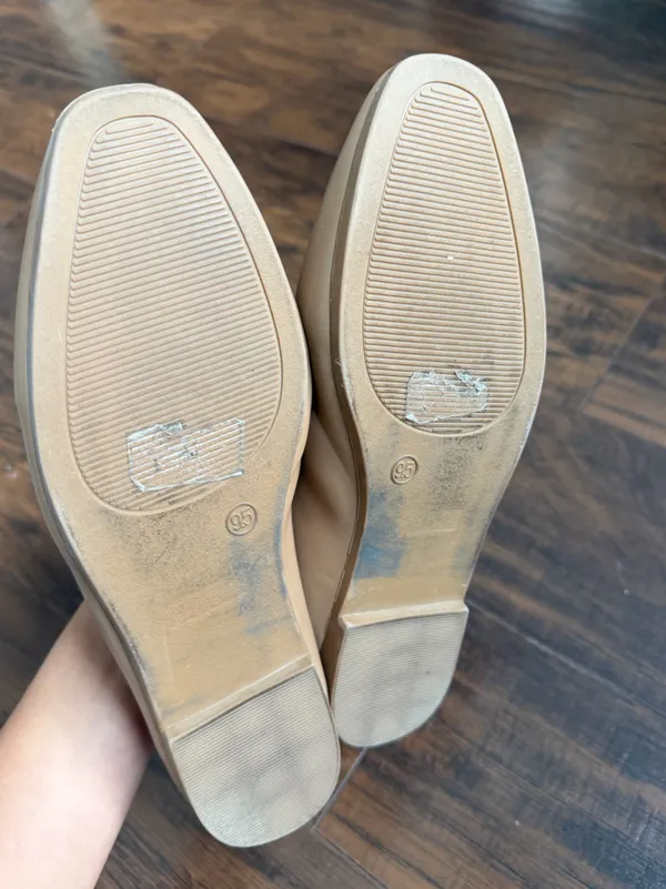 Journee Collection Women's Camel Loafers with Gold Bit - Image 6