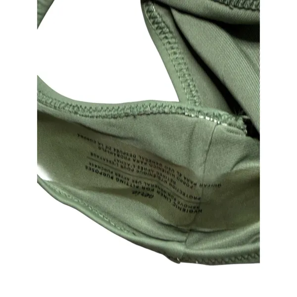 NWT Aerie Swim Bottoms Women XL Olive Green Cheeky - Image 4