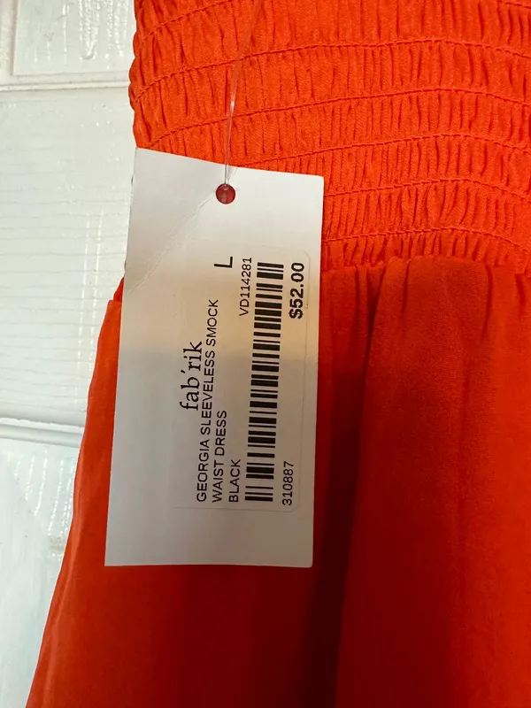 fab'rik Orange Dress - Image 4