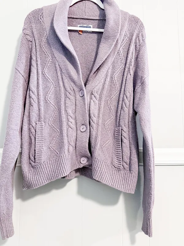 Anthropologie Pilcro Cable Knit Cardigan - Image 8