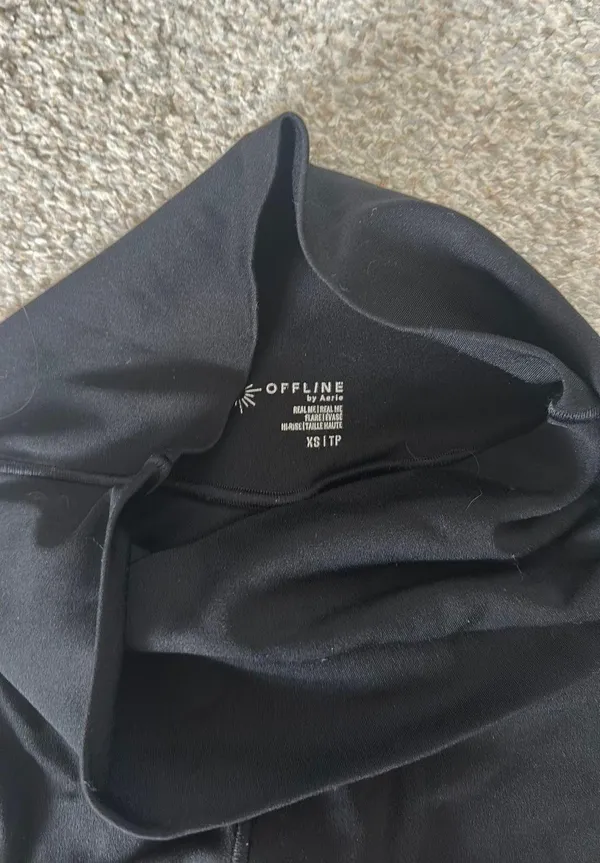 Aerie Cross Waist Flare Leggings - Image 3