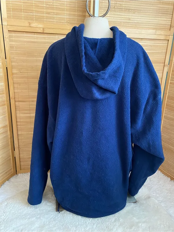 Vintage 90s Disney Store Fleece Winnie The Pooh Y2K oversized Hoodie sweatshirt - Image 3