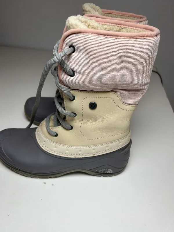 The North Face Shellista II Mid Womens Phantom Boots Size 6.5 Grey Waterproof - Image 3