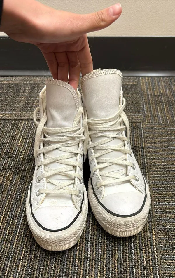 Converse White Hightop - Image 3