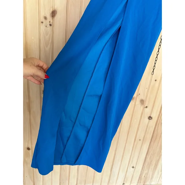 NWT Lulus Keeper of My Heart Blue One-Shoulder Maxi Dress Holiday Party Size S - Image 5