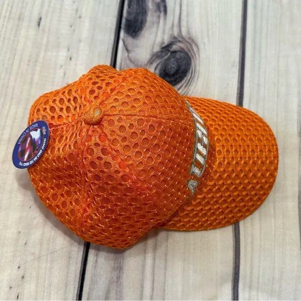 Auburn Tigers Hunter Orange Mesh Ball Cap Adjustable Strap‎ War Eagle NWOT - Image 4