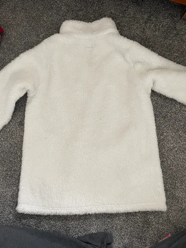 Patagonia White Fuzzy Quarter Zip - Image 2