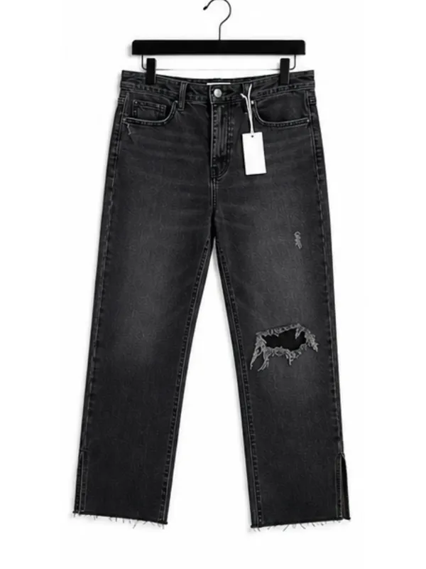 Good American Good Boy Washed Black 34‎ Jeans - Size 15 - Image 5
