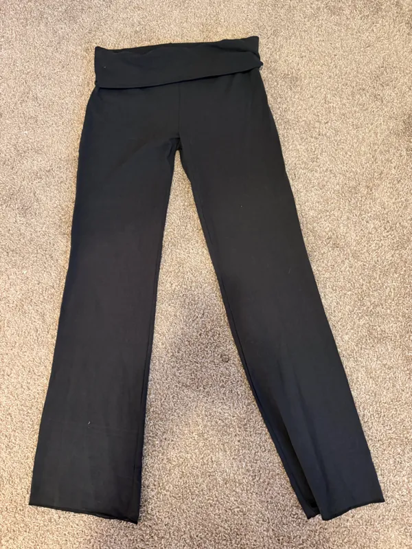 NWT Skims Cotton Jersey Fold over Pants in soot size XL - Image 7