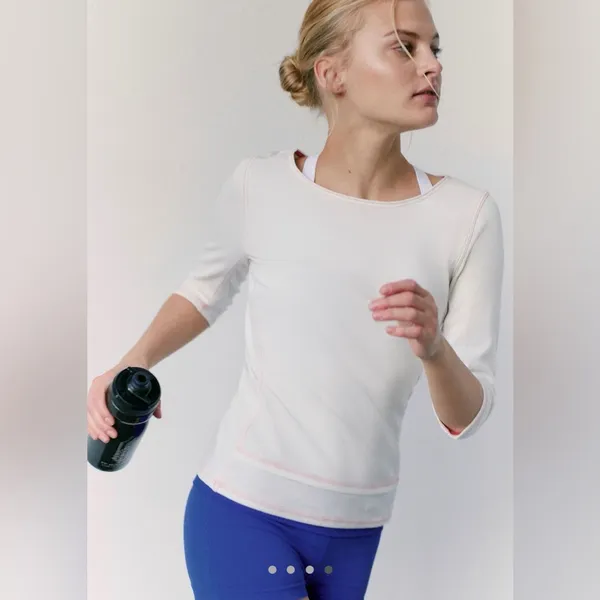 Free People Movement Sashay Layer NWT $78 White - Image 4