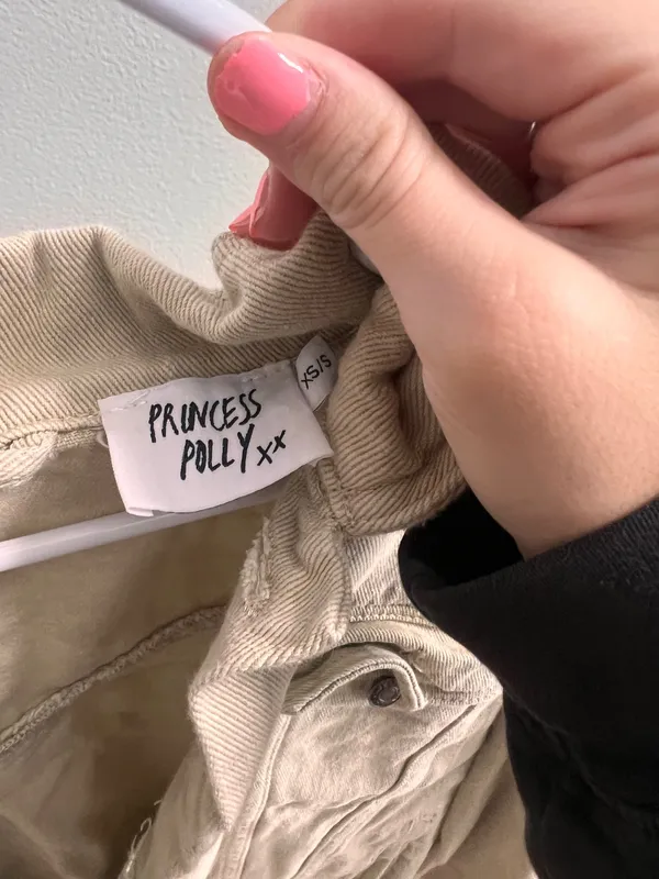 Princess Polly Khaki Denim Jacket - Image 2