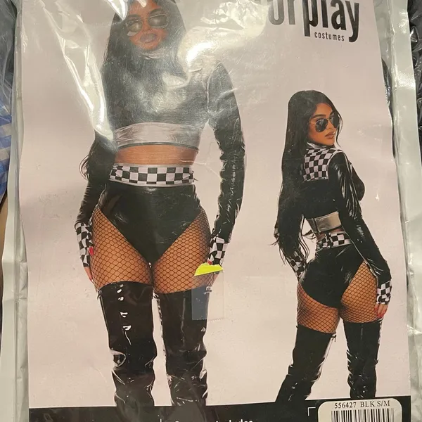 NEW Forplay Sexy Race Car Driver Halloween Costume Size Small Medium - Image 3