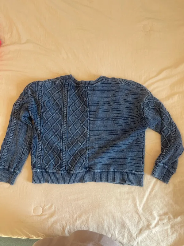 Vintage Havana Blue Sweater Knit - Image 3
