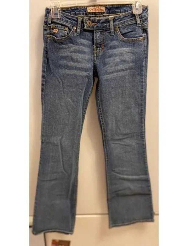 Paris Blues Juniors Y2K Flare Jeans - Image 2