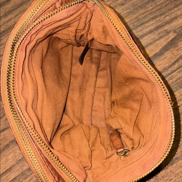 Joy Susan Brown Leather Bag Purse - Image 6