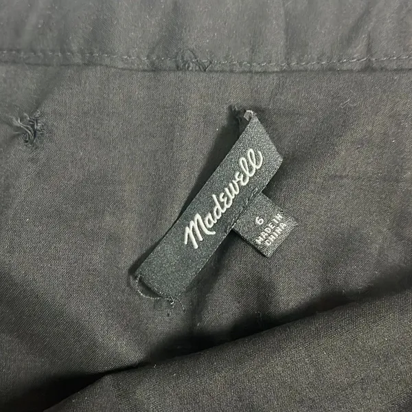 Madewell embroidered gamine navy mini skirt - Image 7