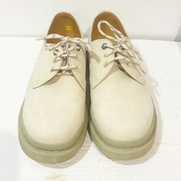 Dr. Martens Size 10 1461 MONO MILLED NUBUCK LEATHER OXFORD SHOES Parchment Beige - Image 2