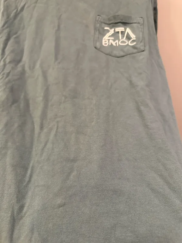 Comfort Colors ZTA Big Man On Campus Pocket Tee - Image 5