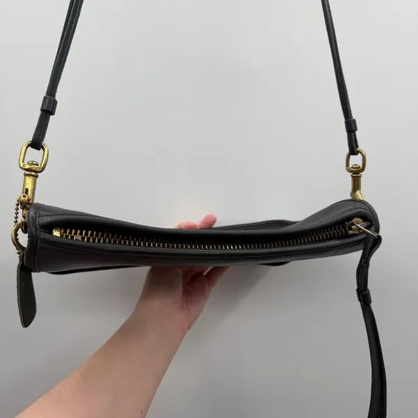 Vintage Coach Bonnie Cashin Era‎ Convertible Black Crossbody Wristlet Bag - Image 8