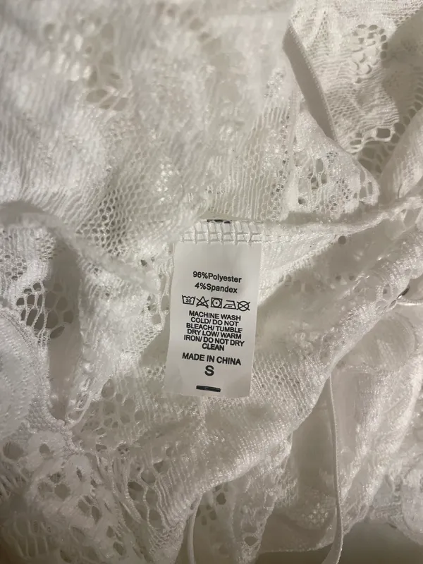 White Laced Bralette - Image 3