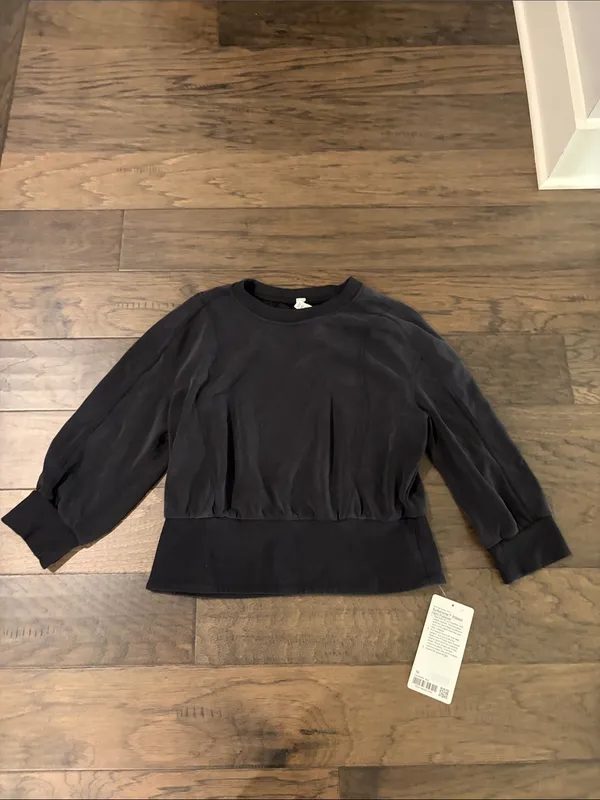 New With Tags Lululemon Softstreme Rubbed Hem Pullover Sz 10 - Image 5