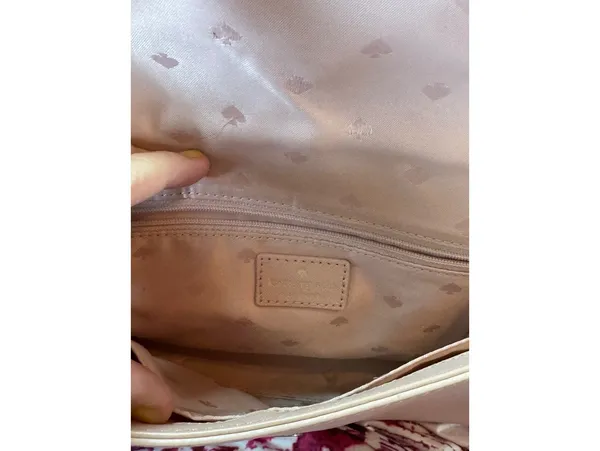 Kate Spade New York Pink and Purple Bow Crossbody Bag - Image 5