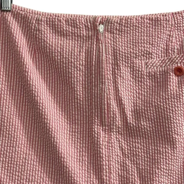 Lilly Pulitzer Women's‎ Pink Gingham Short Skirt Size 6 Casual - Image 6