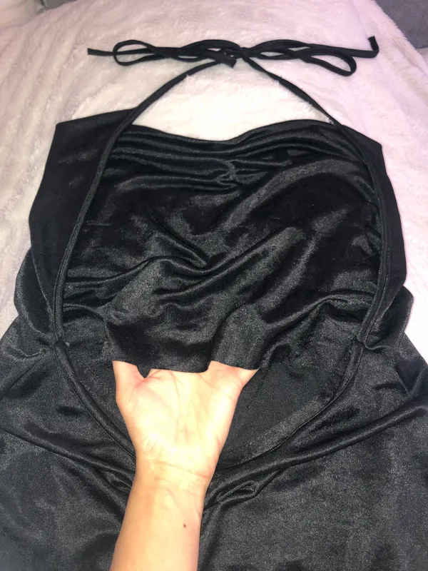 Black Party Dress Size L - Image 3
