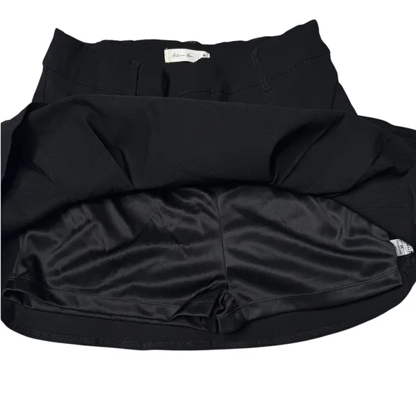 Active USA Black Pleated Cargo Skort M Y2K Schoolcore Dark Academia Utility - Image 7