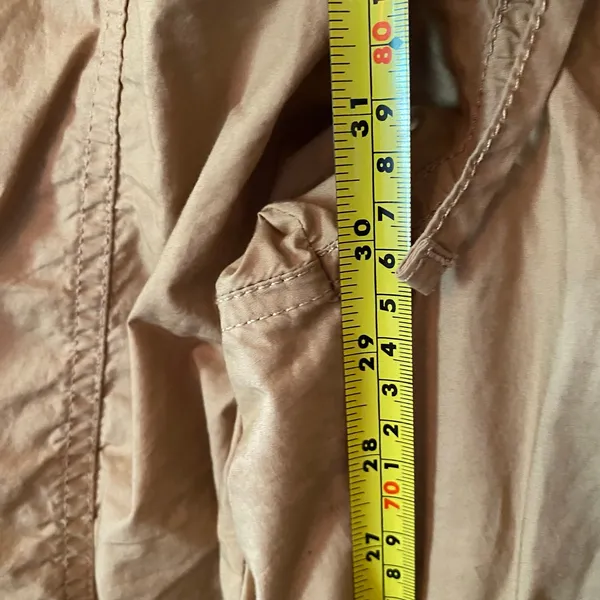 Abercrombie & Fitch Khaki Streetwear Parachute Utility Cargo Pants Baggy Small - Image 10