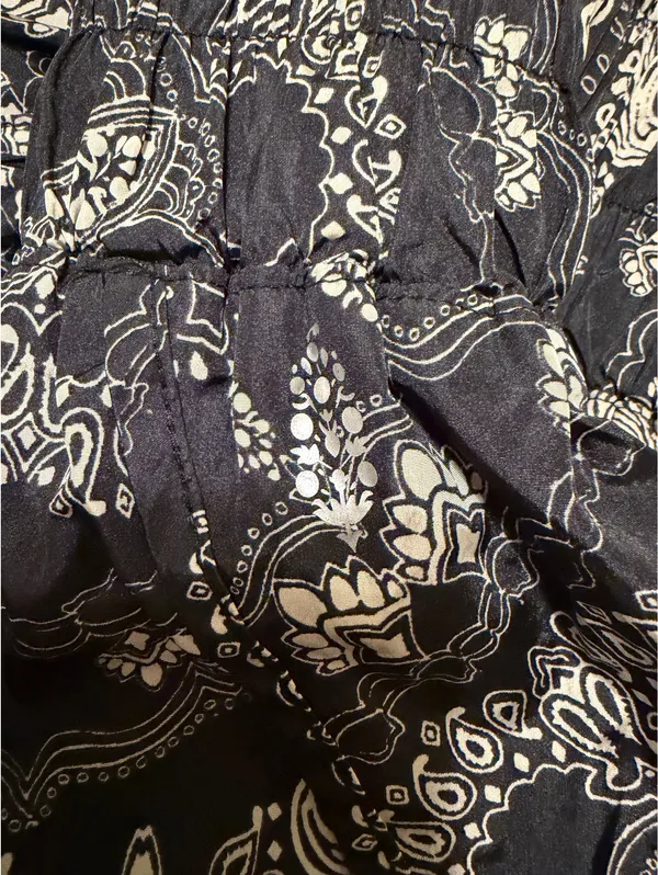 Paisley Free People Movement High Waist Shorts, Size XS - Image 6