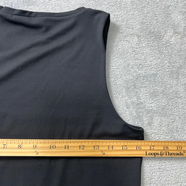 Babaton Black Sleeveless Thong Bodysuit Size S Minimalist Stretch‎ Basic Top - Image 5