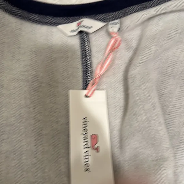 NWT Vineyard Vines Varsity Sweatshirt Dress Sz L - Image 12