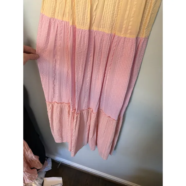 River Island River Island Shirred Midi Dress Sz Medium - Image 10