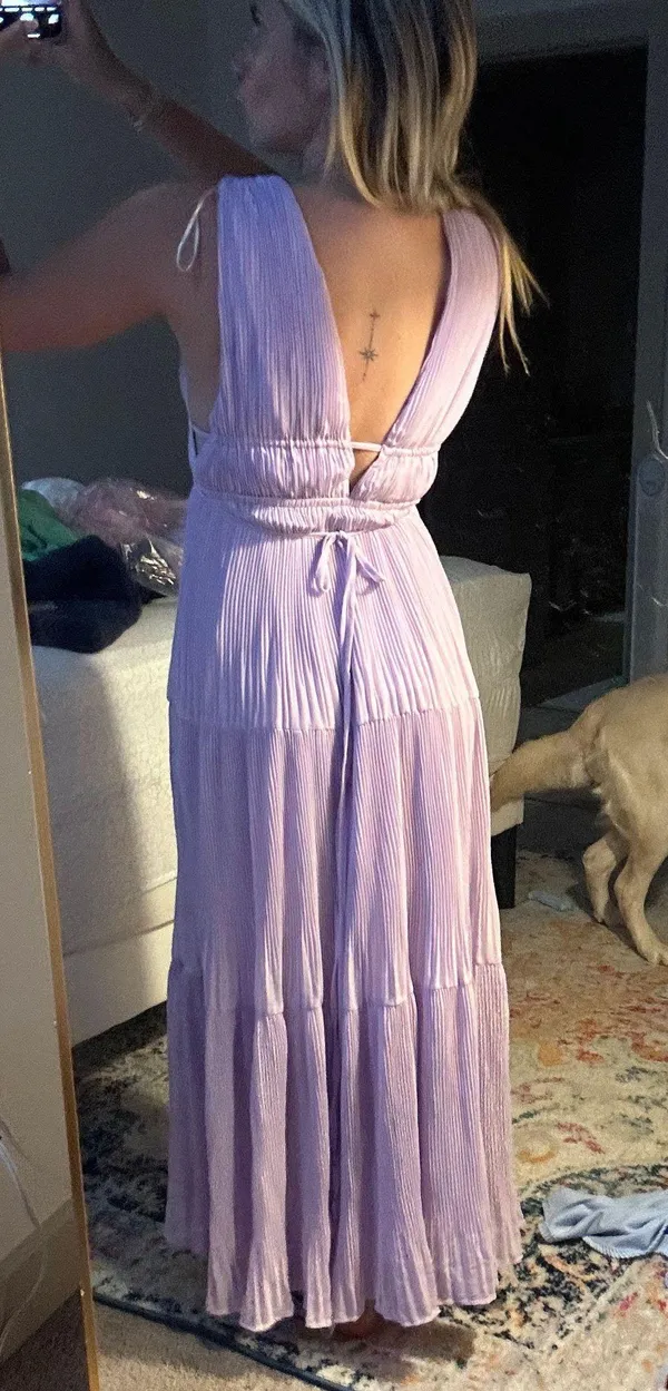 Hello Molly Purple Maxi Dress - Image 4
