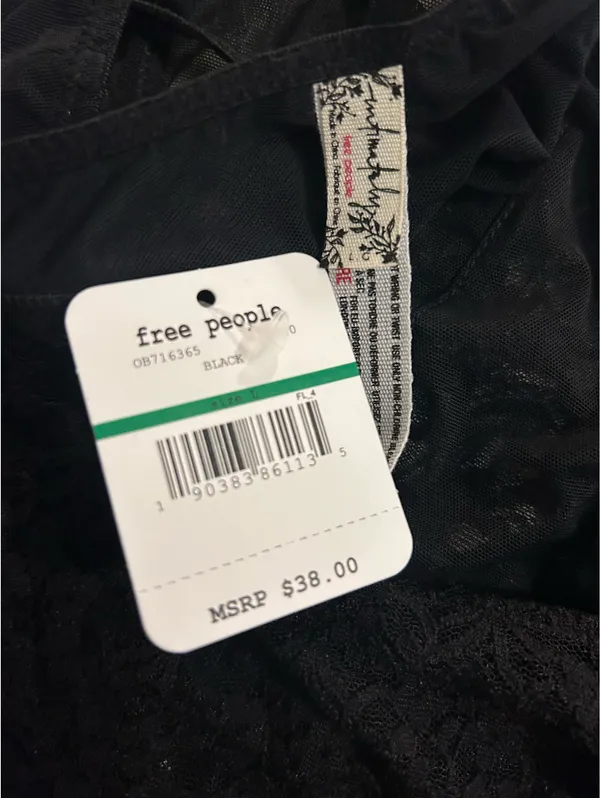 NWT Free People Lace Soft Bra - Image 5