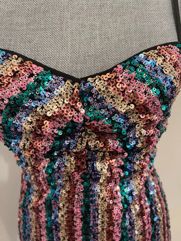 Lovers + Friends Mini Dress Sequin . Size XS - Image 3