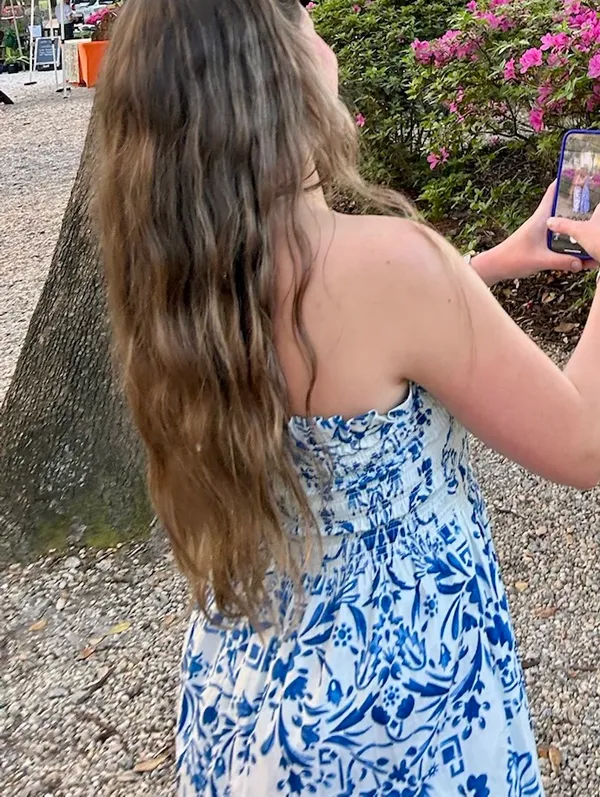 Blue H and M Dress - Image 4